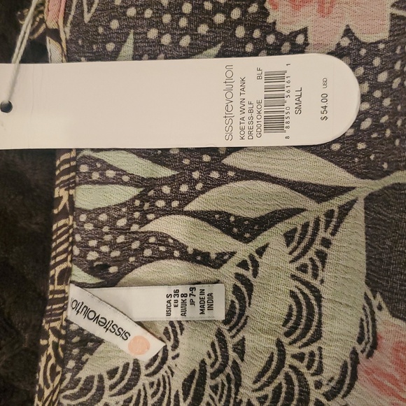 sisstrevolution Floral Spaghetti Strap Midi Dress. Size Small - Picture 5 of 5